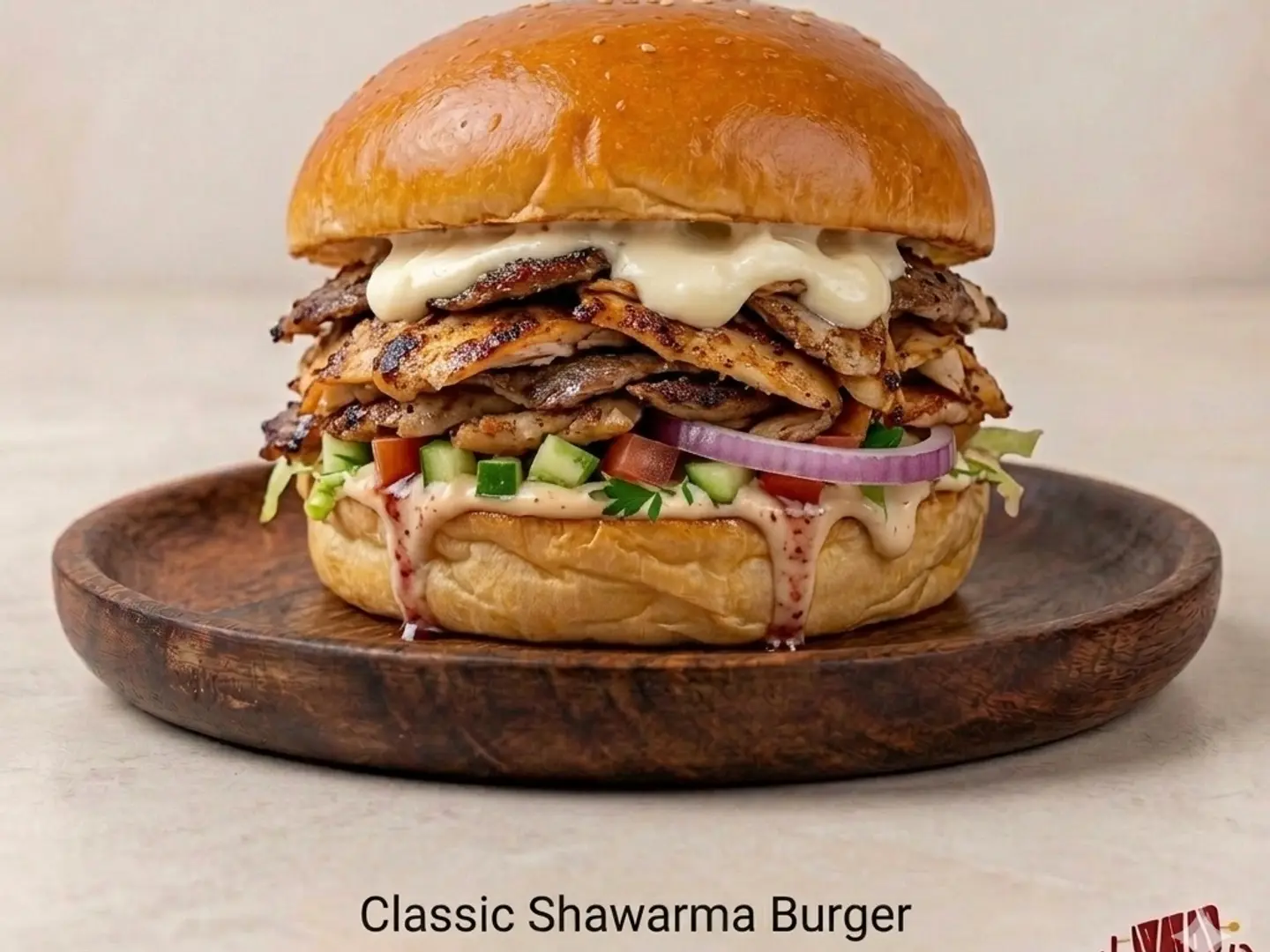 Chicken Shawarma Burger