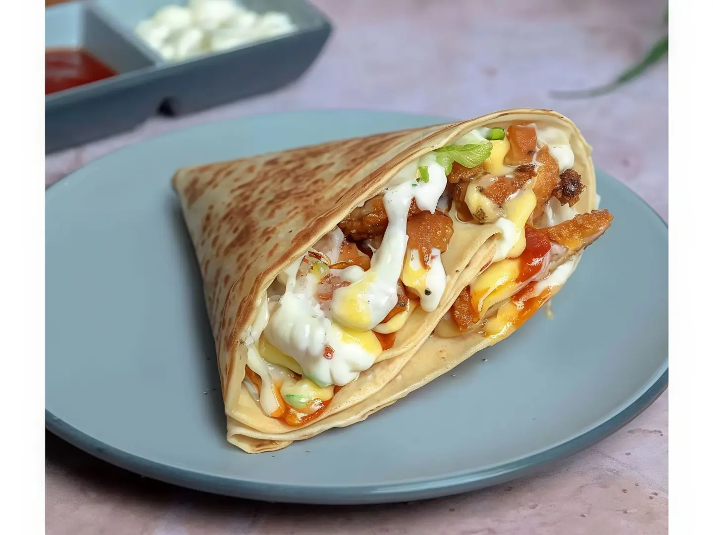 Mixed Meats Crepe