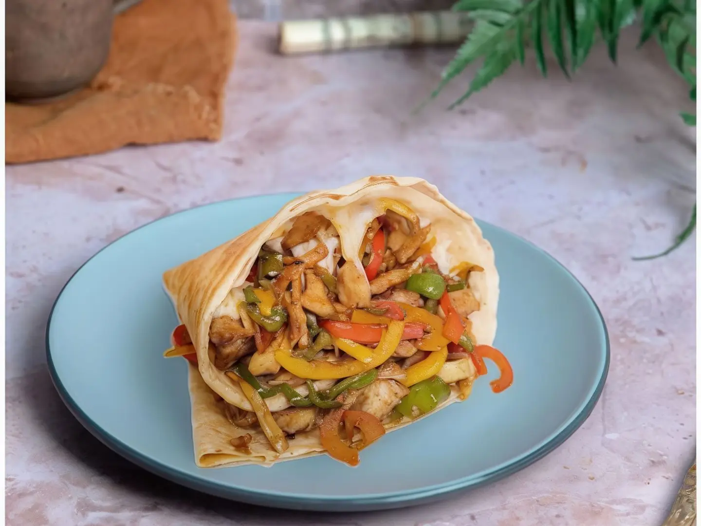 Chicken Fajita Crepe