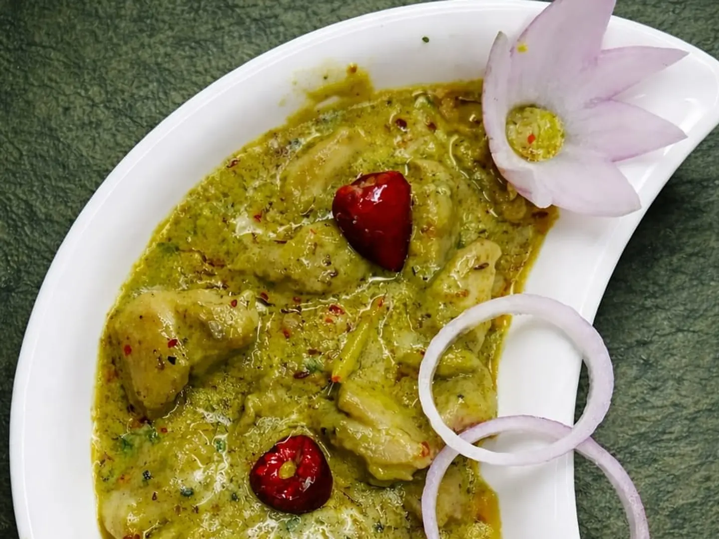 Chicken Green Masala