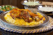مندي لحم ياخي رز بشاور