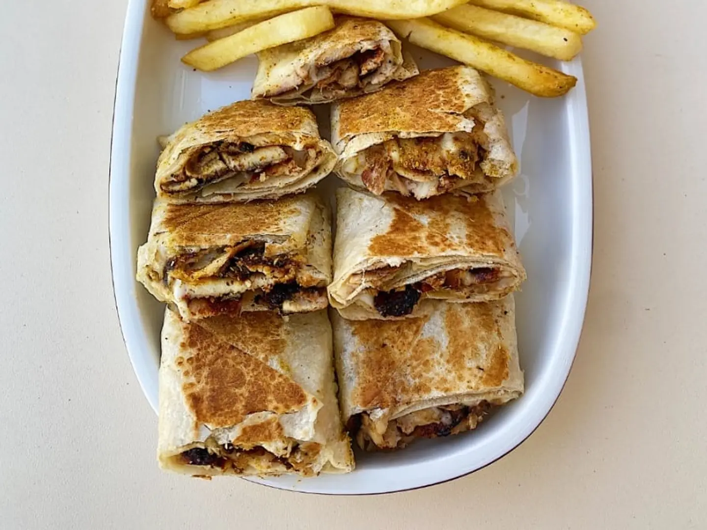 شاورما عربي دجاج دبل