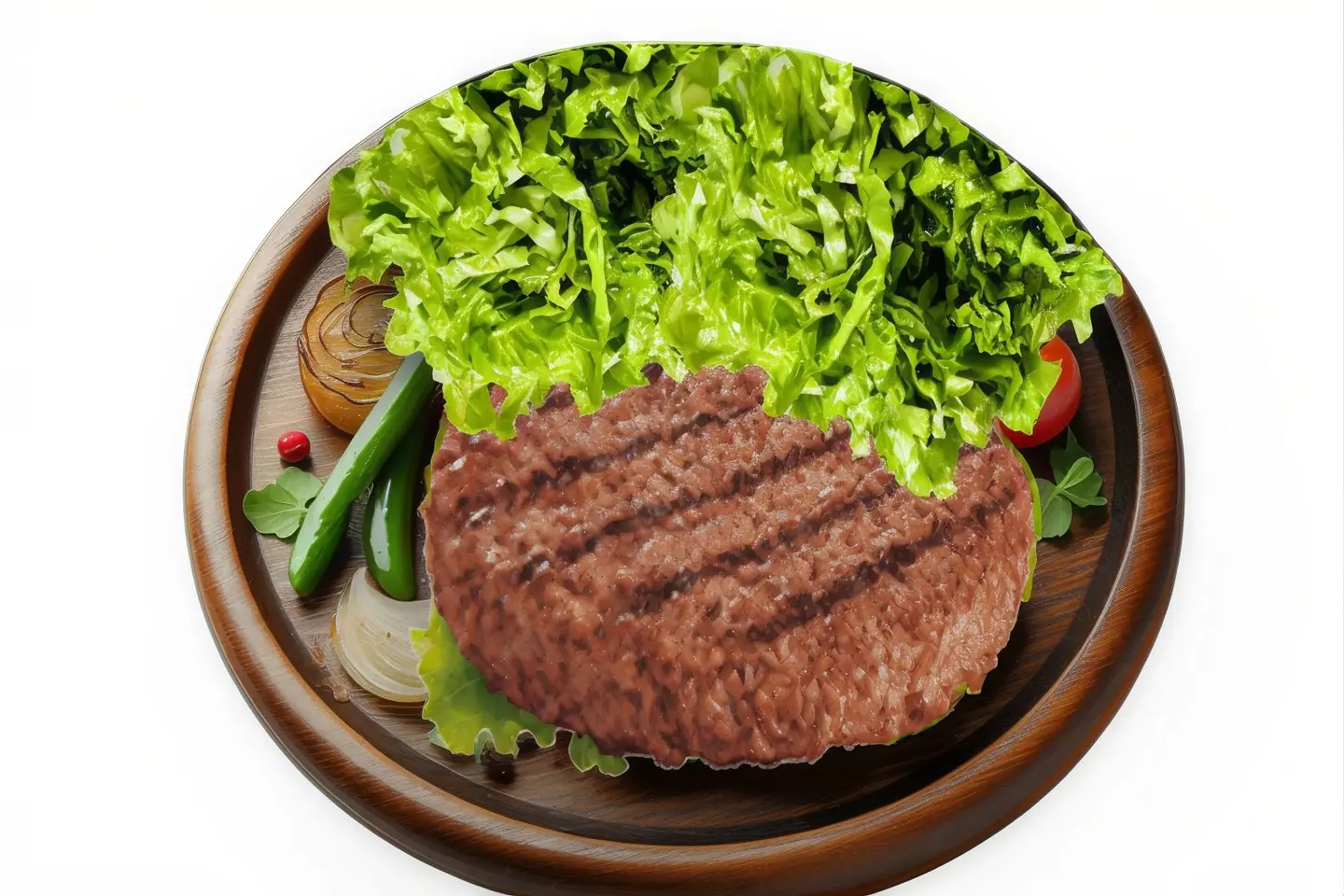 Salad With Beef Slice