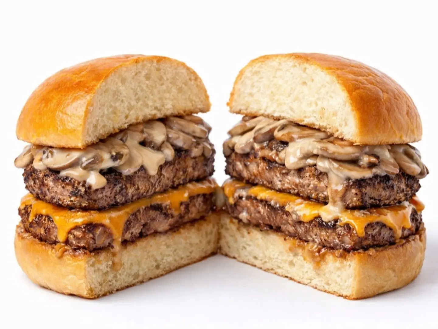 دبل مشروم برجر