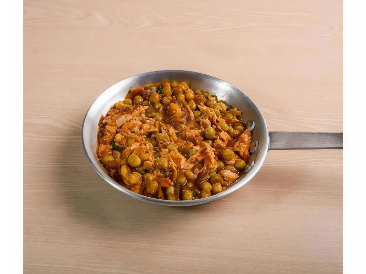 بازلاء مع التونه