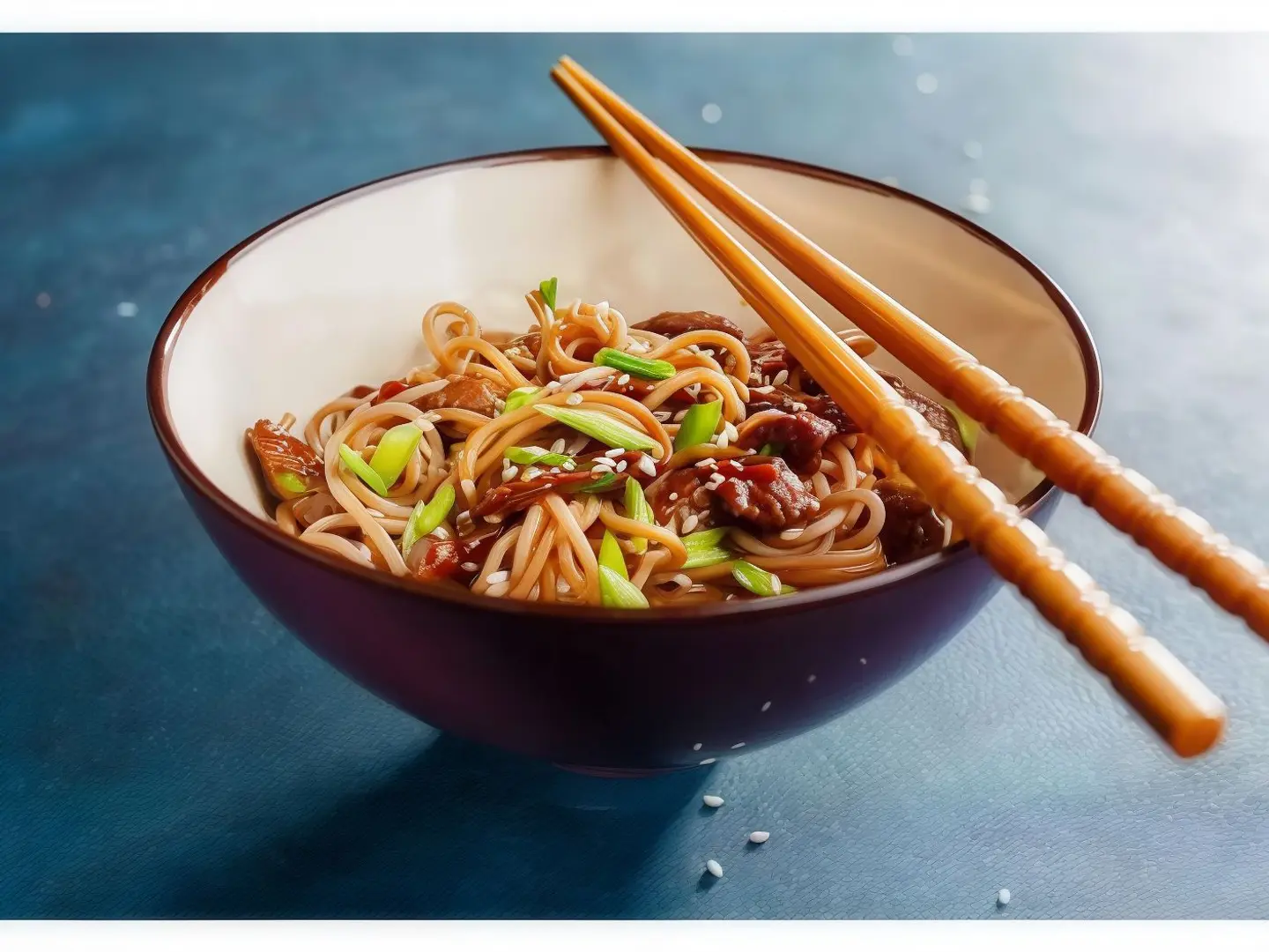 Chinese Noodles With Meat