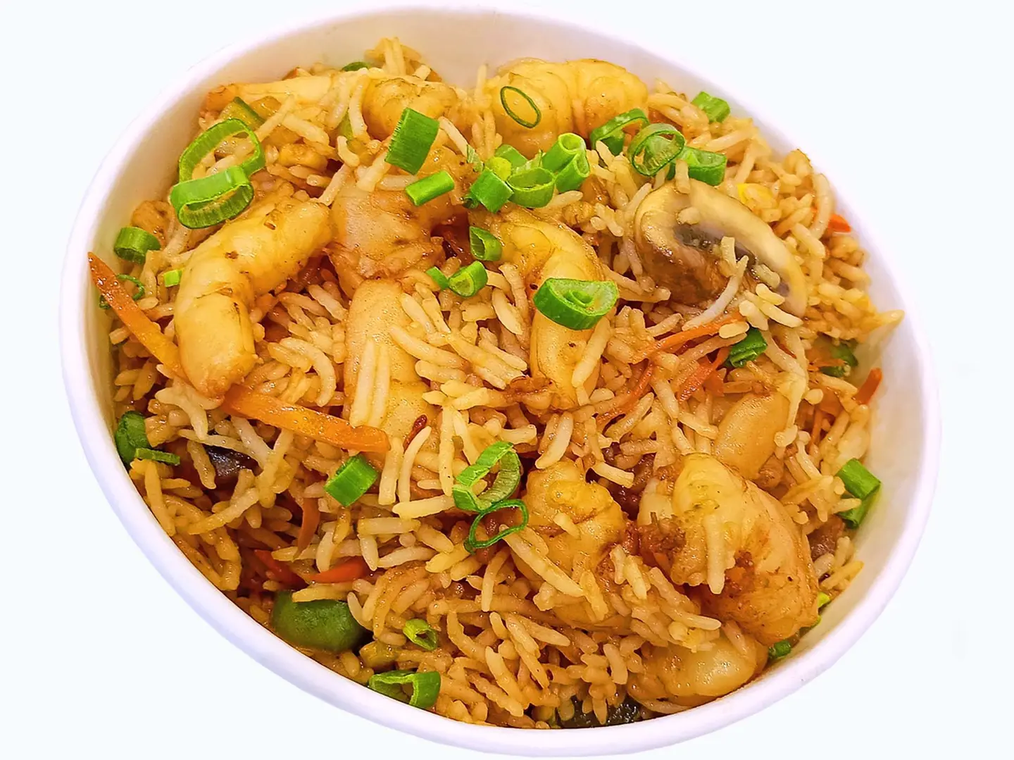 أرز مقلى بالروبيان