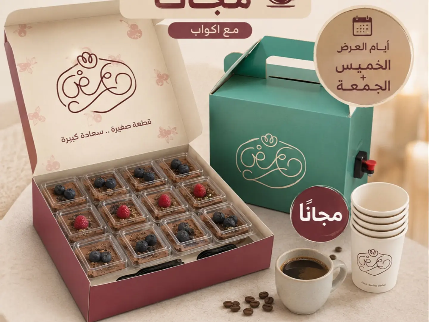 بوكس حلا مع قهوة مجاني