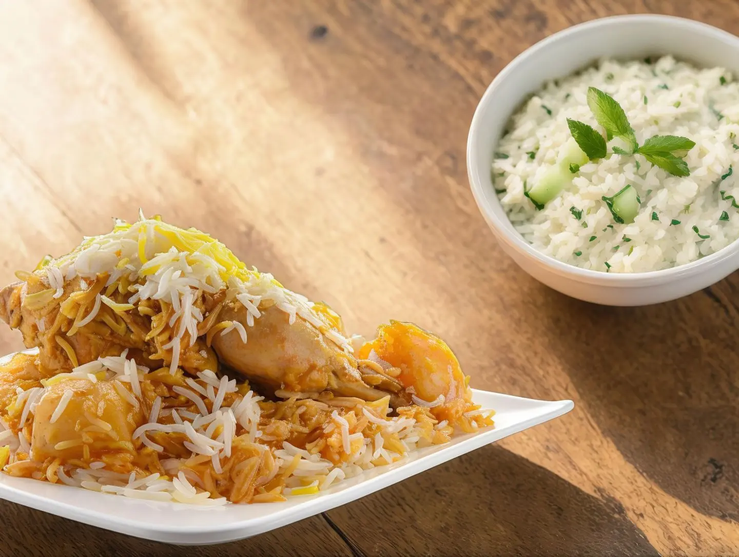 Half Kabli Chicken With Rice