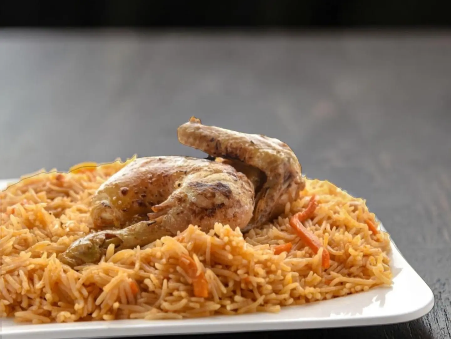 Half Madani Bukhari Chicken With Rice