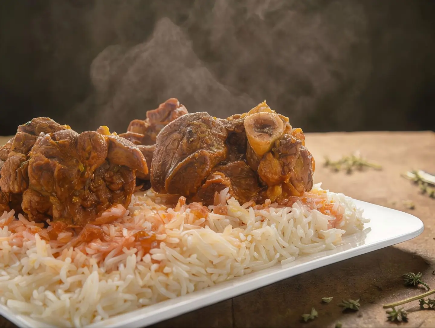 Kozi Lamb With Rice