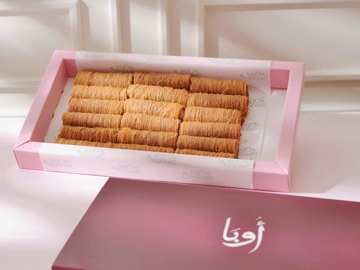 أصابع الكنافه بالقشطه كبير