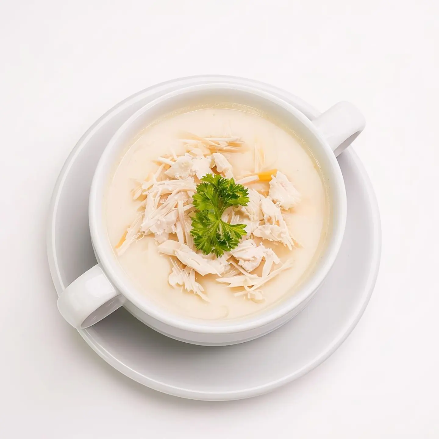 شوربة كريمة الدجاج