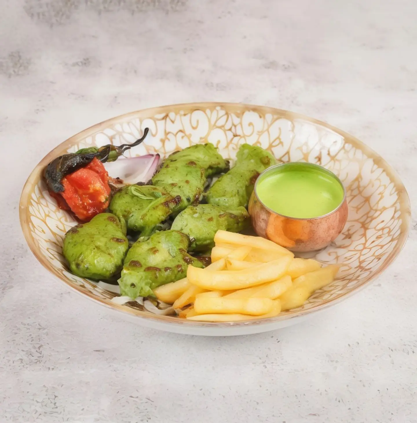 هاريالي دجاج تكا