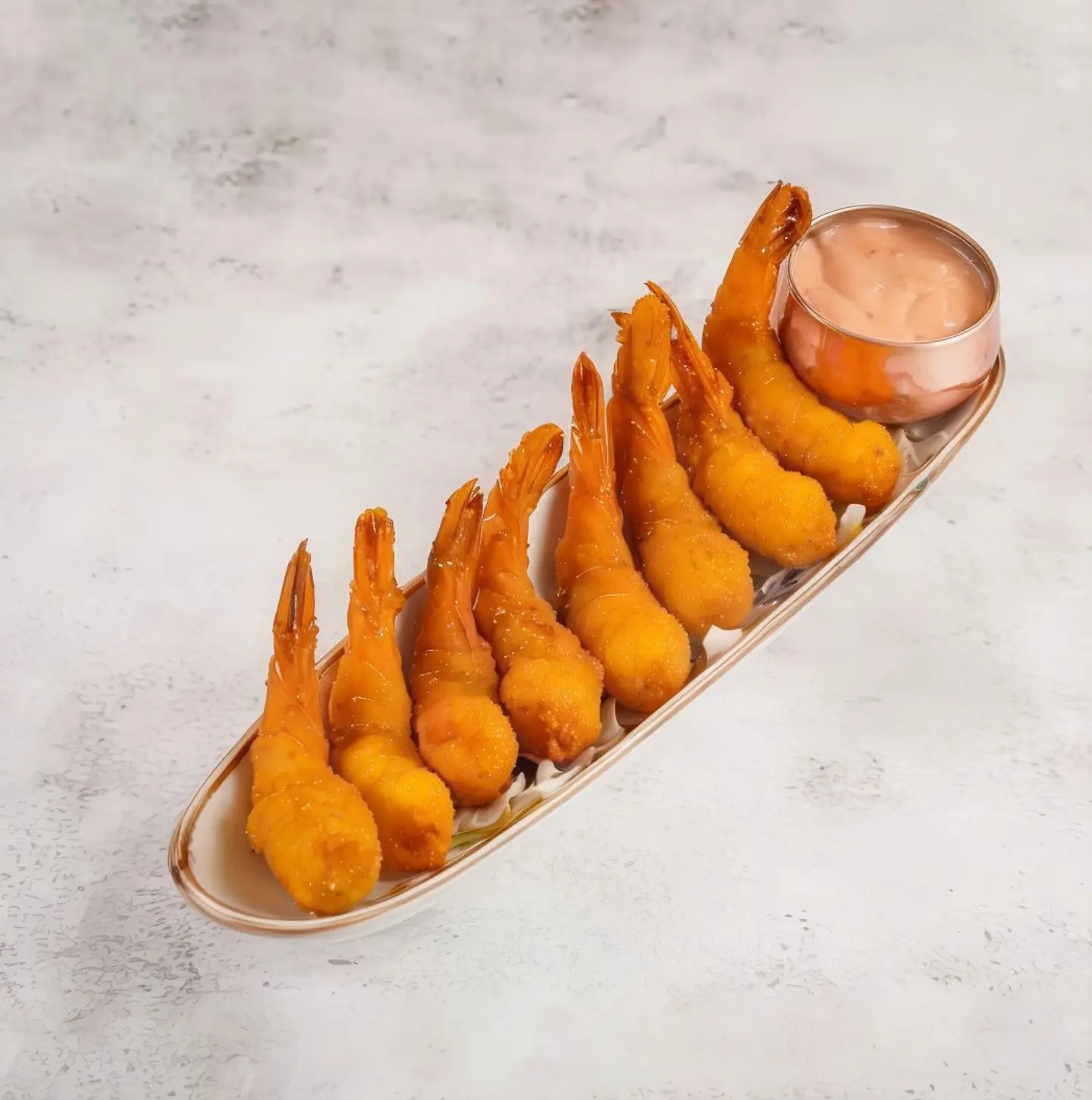 روبيان الذهبي المقرمش