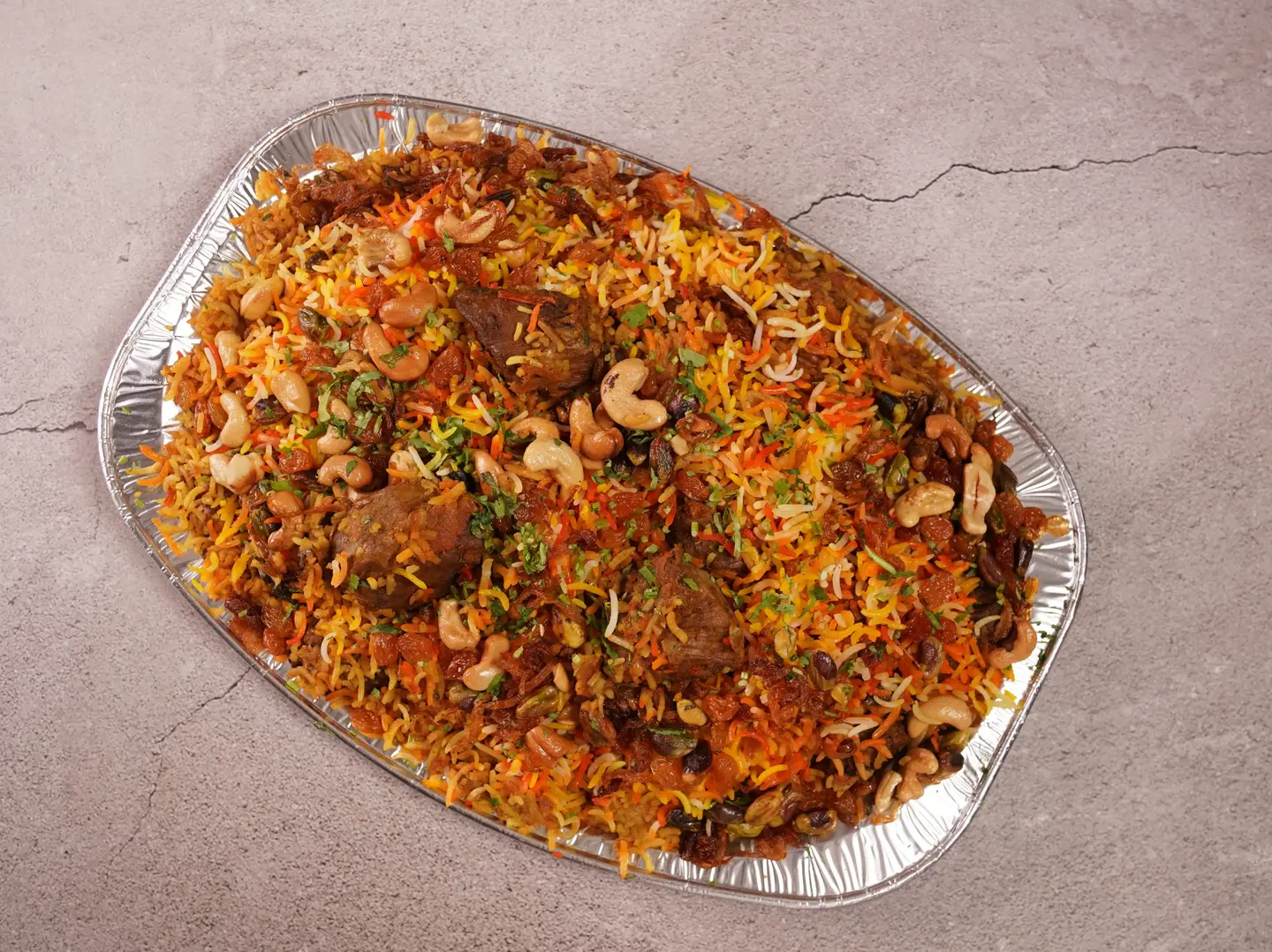 برياني لحم حيدرابادي وسط