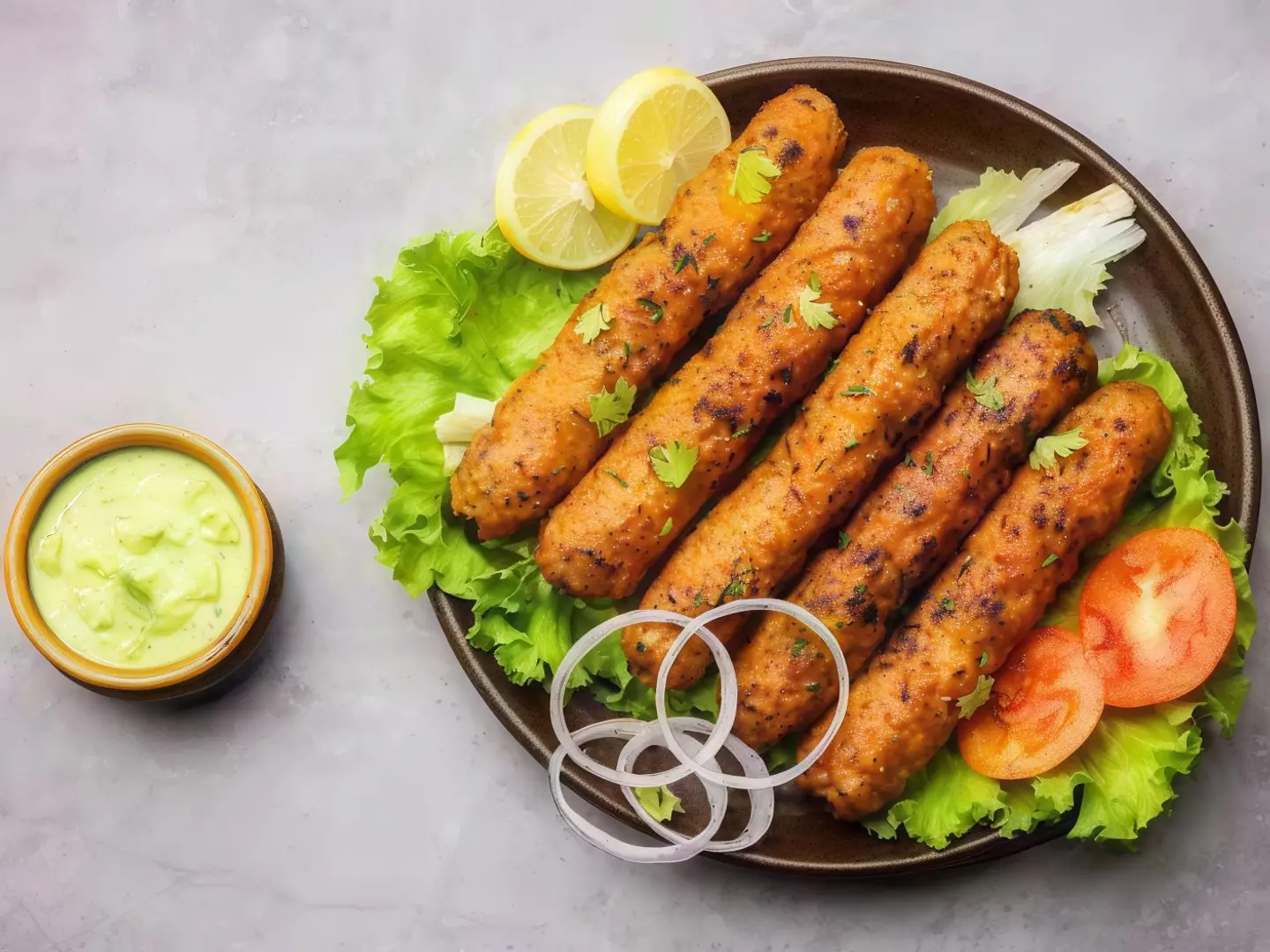 Chicken Cheese Kabab
