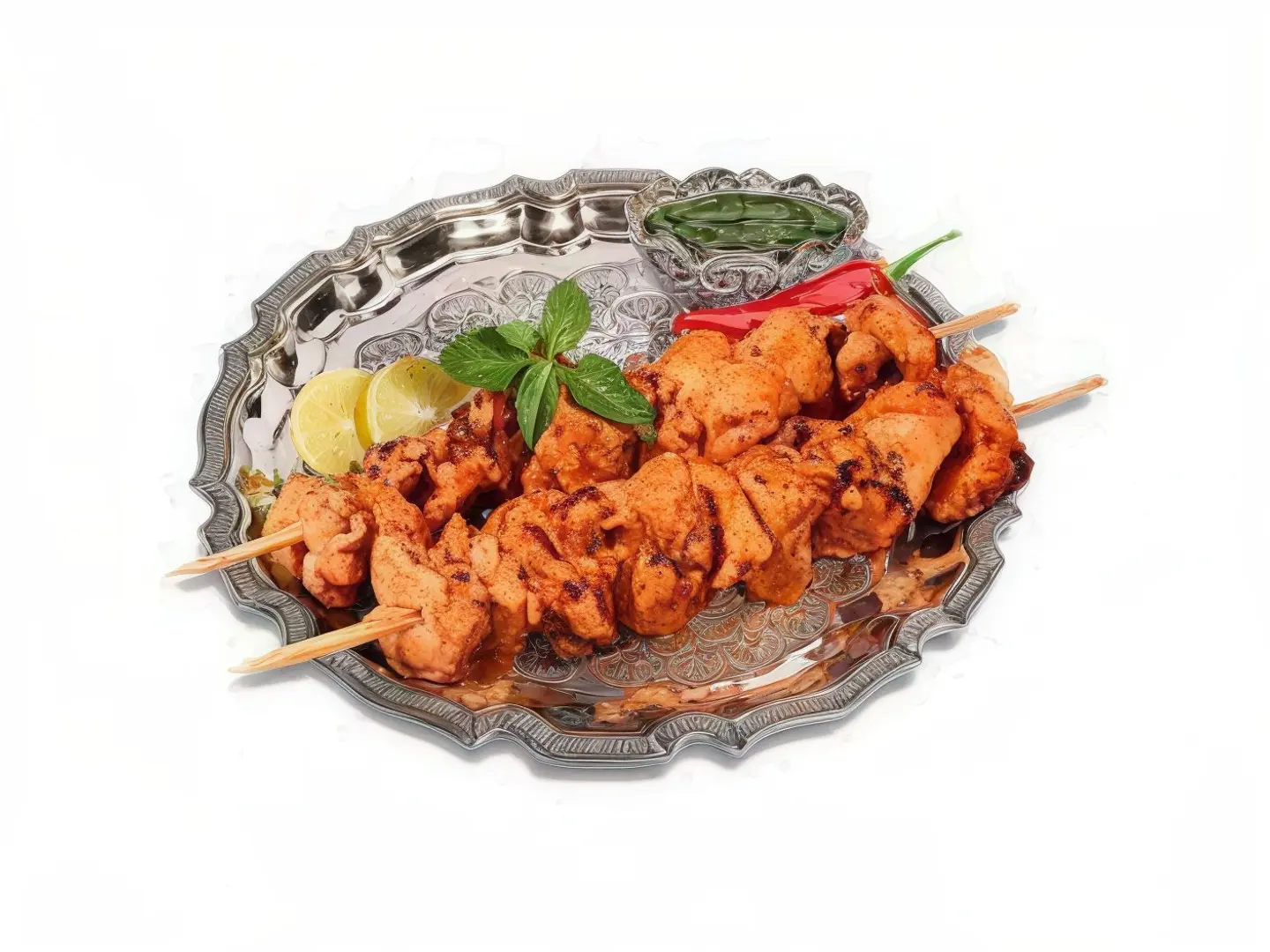 Rajasthani Chicken Tikka Boti Red Sweet & Sauce