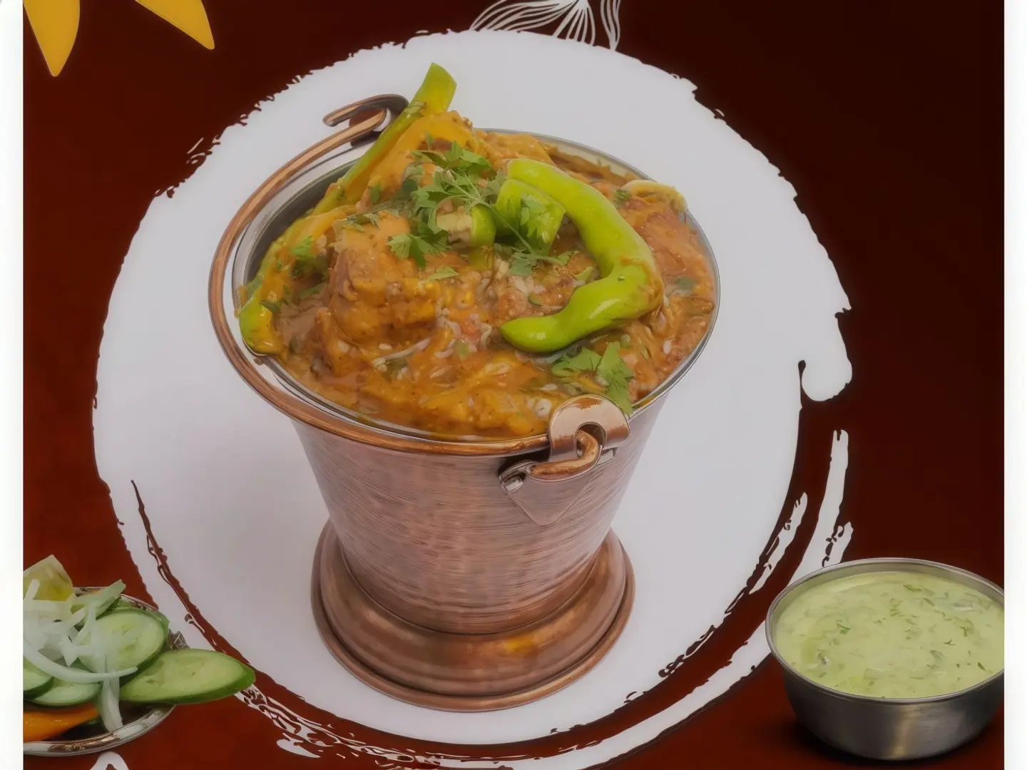 Chicken Balti Gosht Handi