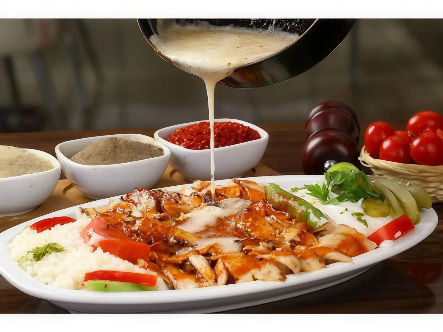 Family Iskender Dish - Chicken