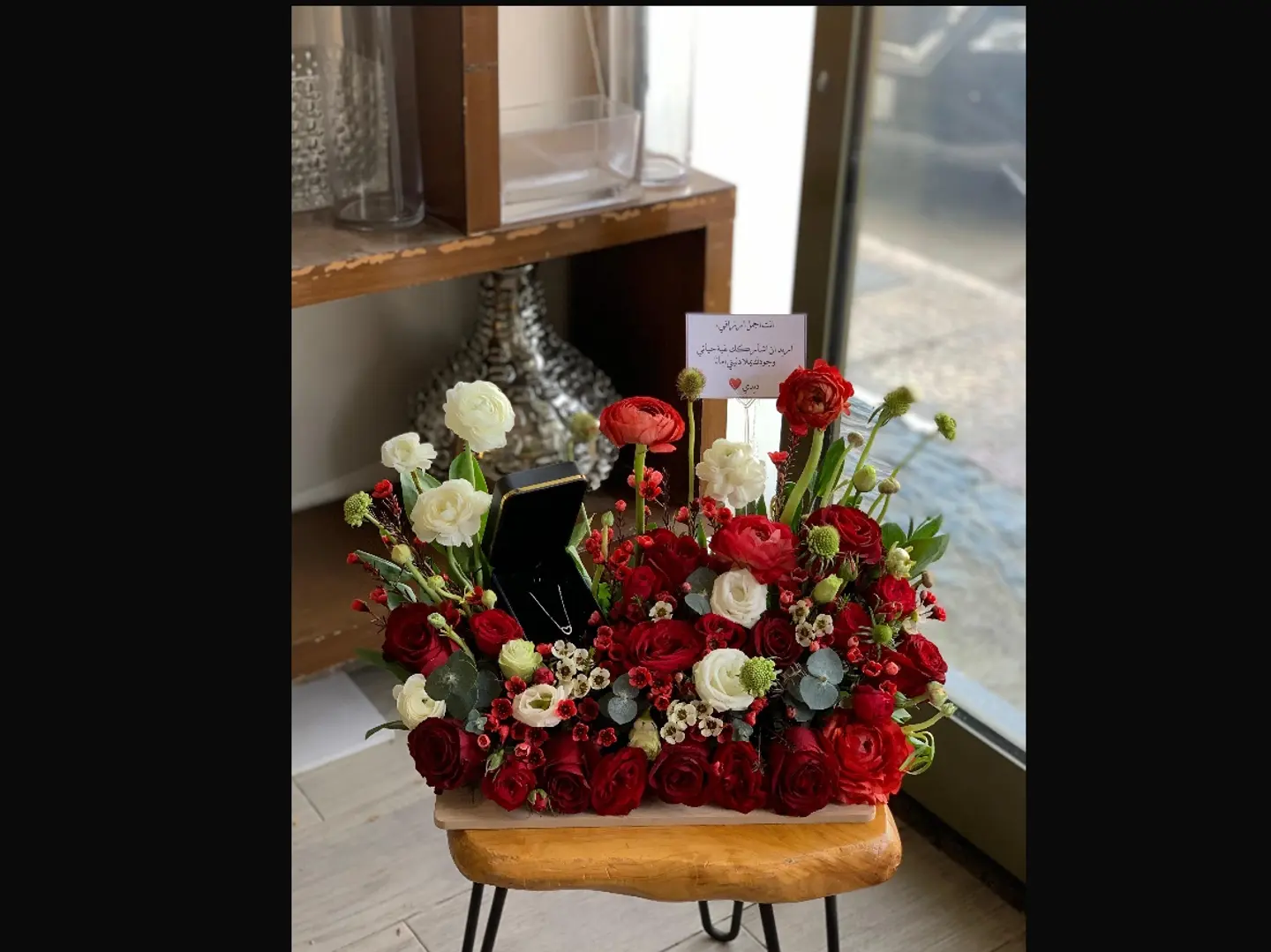 هدية الحب سلسال فضة اصلية