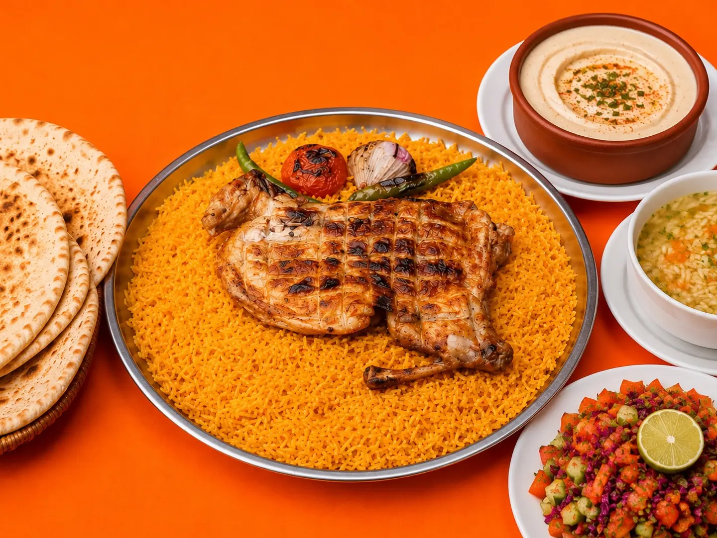 حبة دجاج مع رز