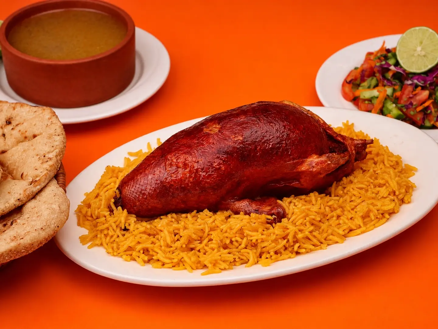 Stuffed Pigeon With Freekeh