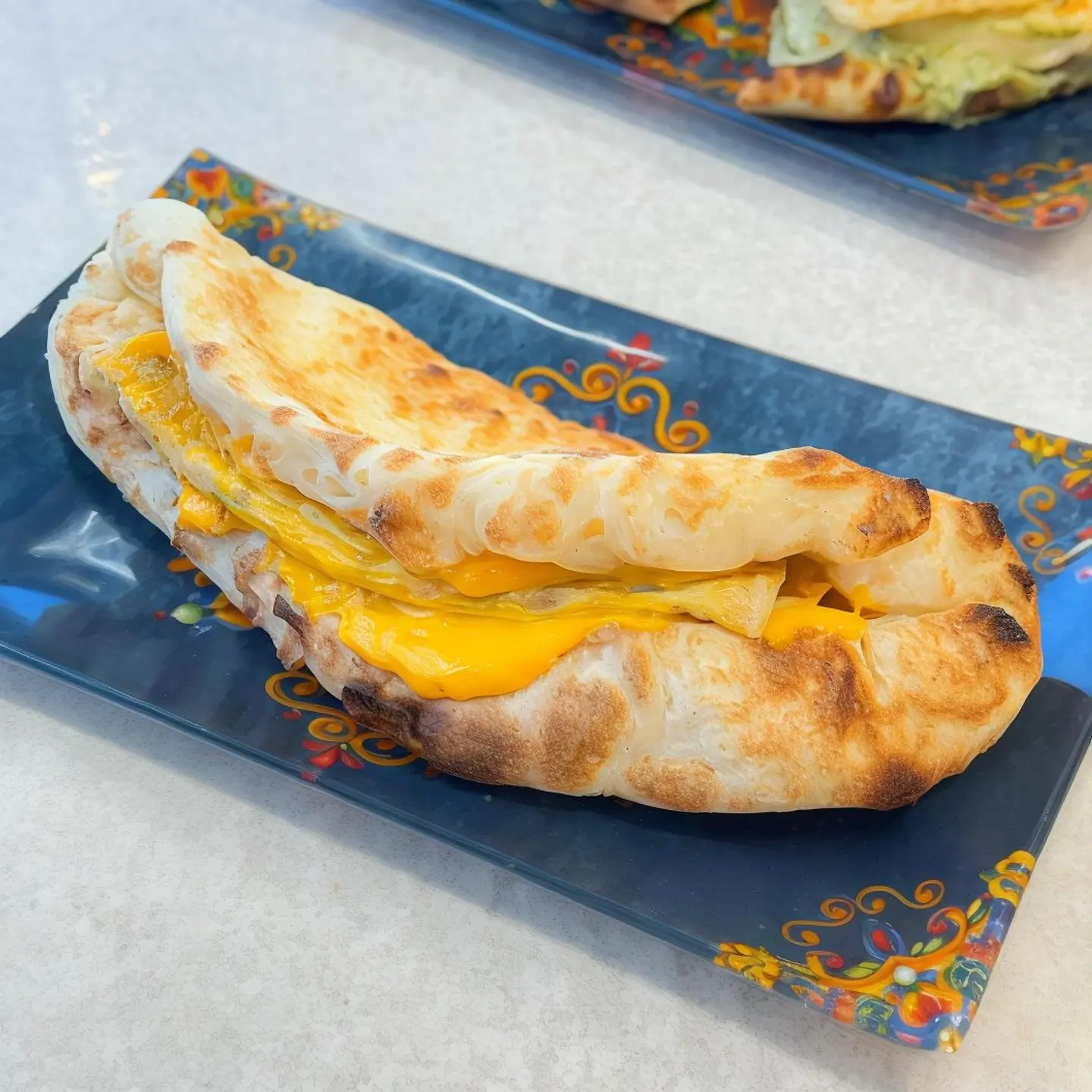 Cheddar Omelette Sandwich