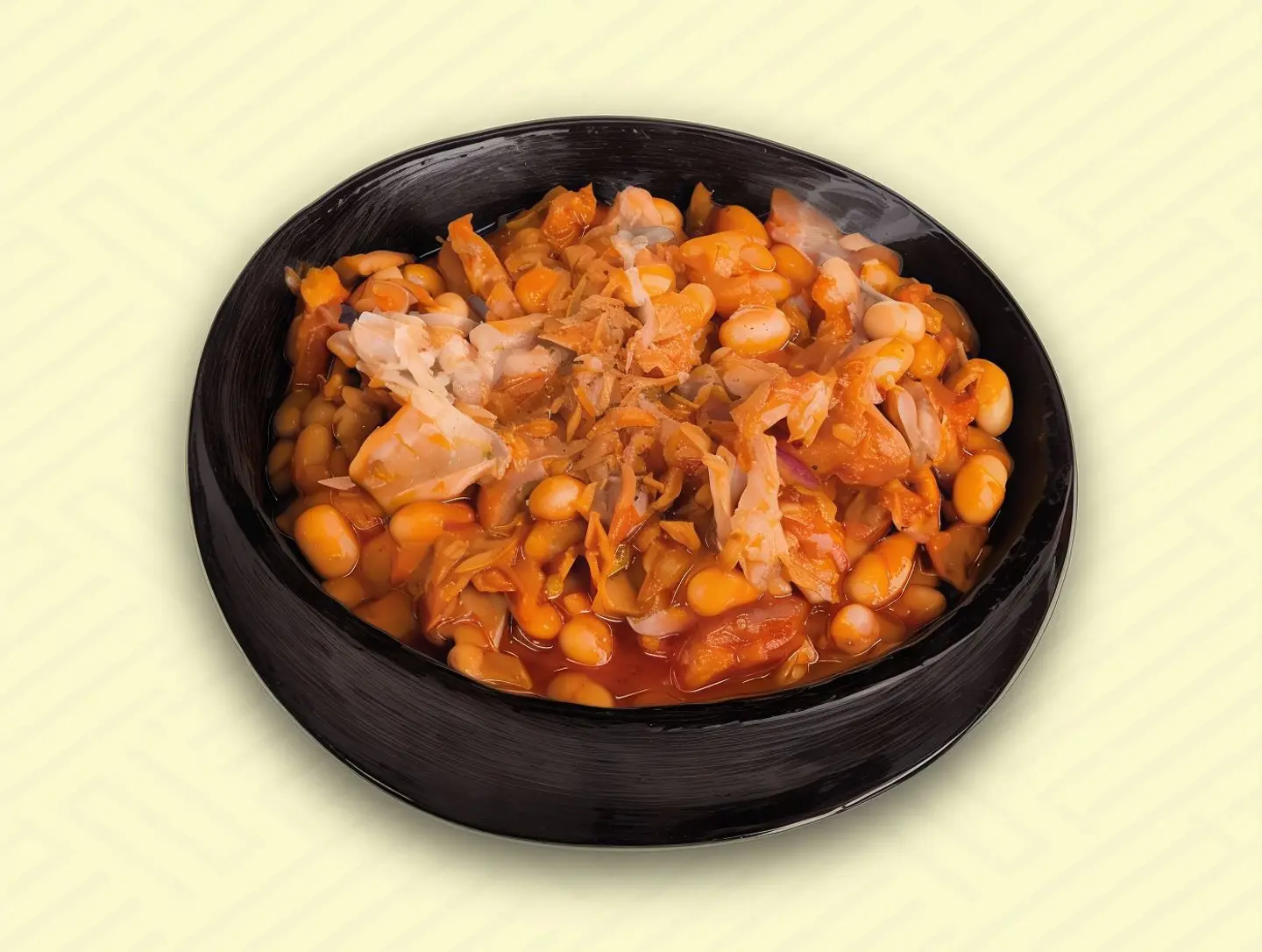 فاصوليا مع التونة