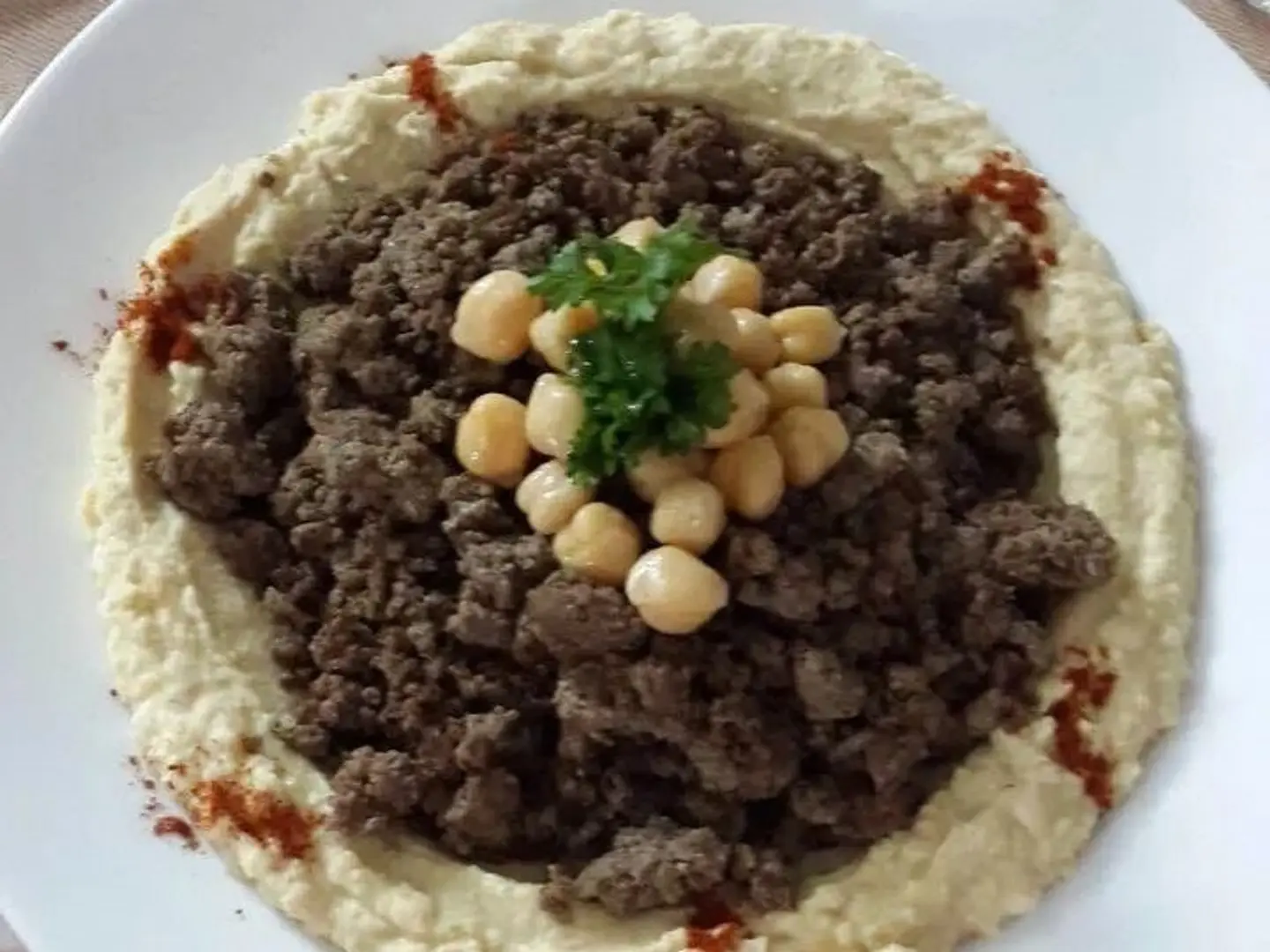 طبق متبل لحم