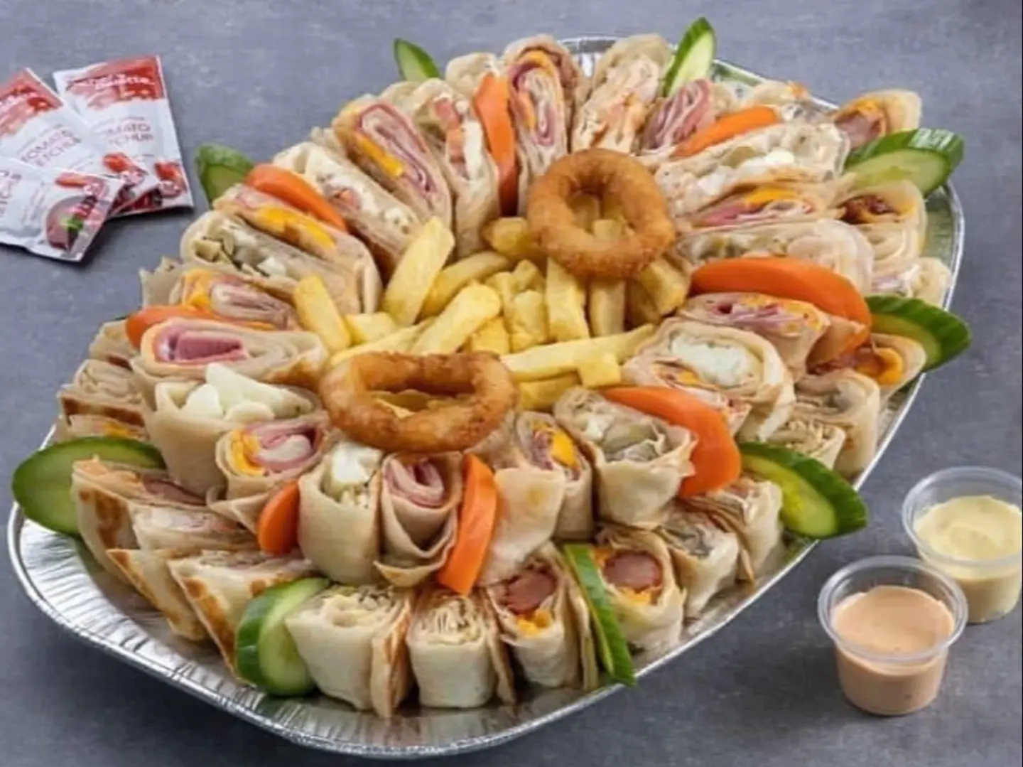 شاميات شاورما دجاج صغير