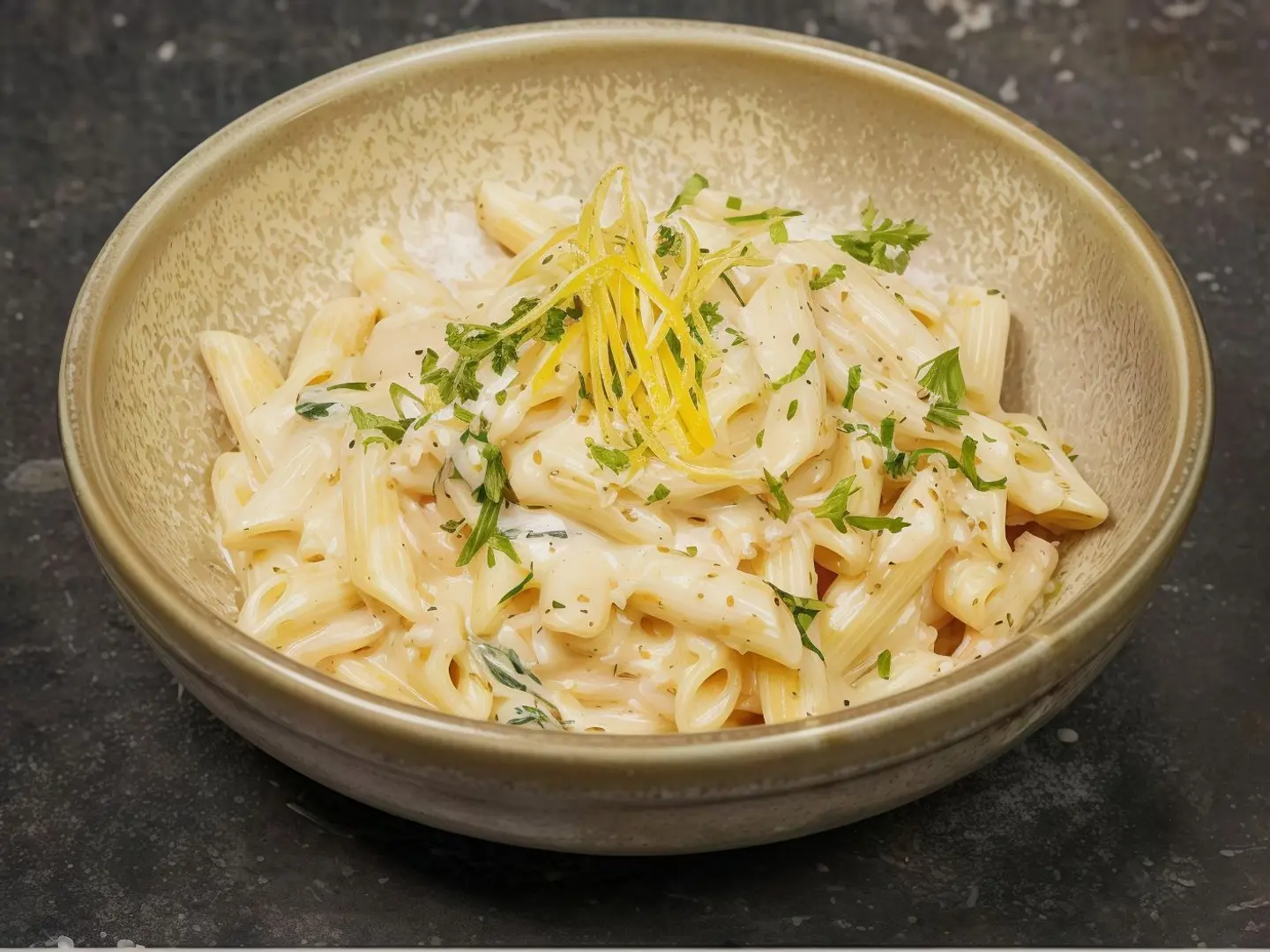 باستا ليمون وفلفل