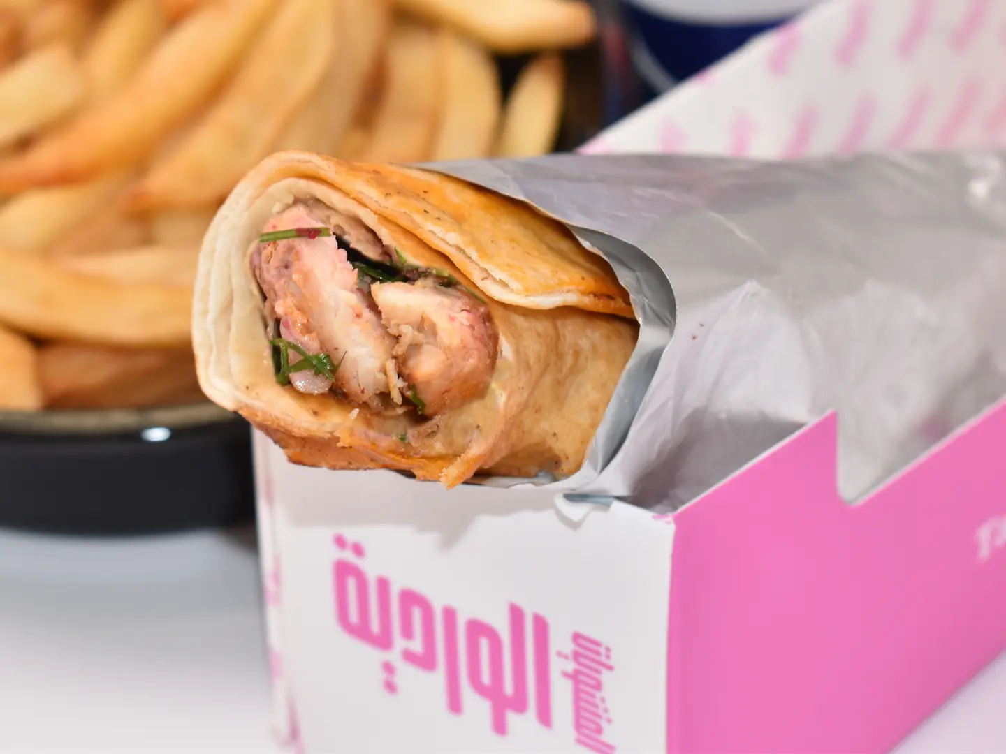 Pomegranate Chicken Shish Meal