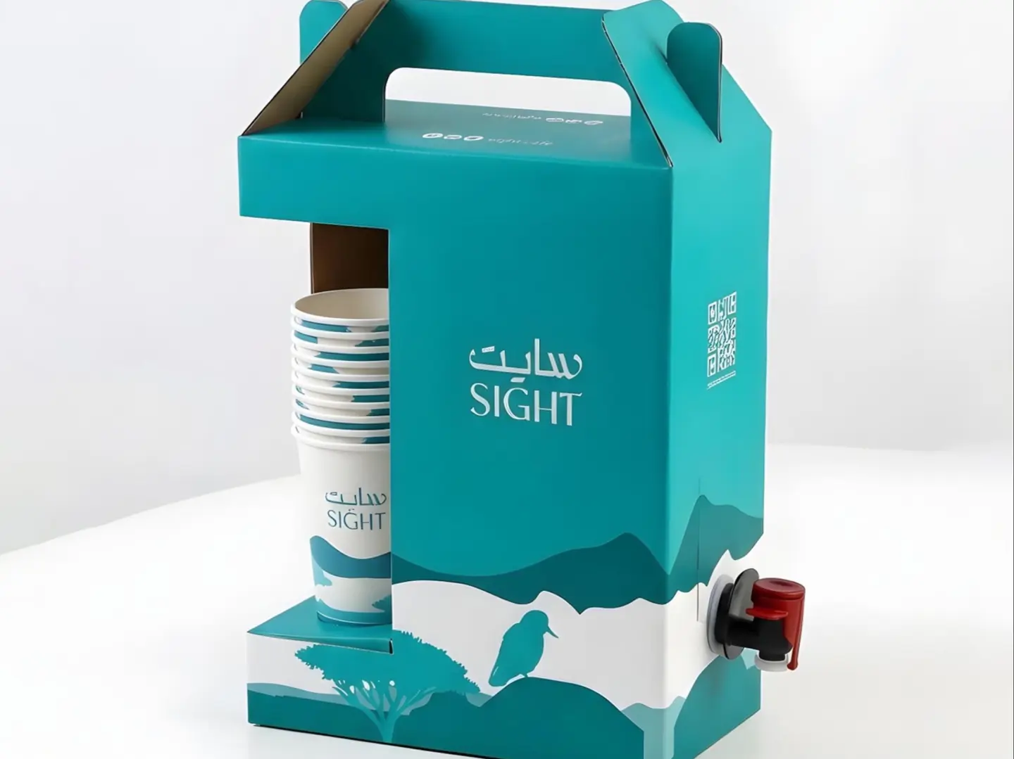 جك القهوة المقطرة الحارة مع نوعين من حلا سايت