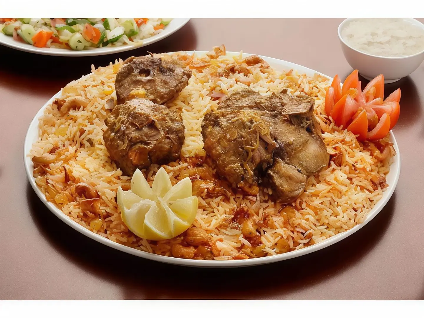 نفر لحم مع الرز