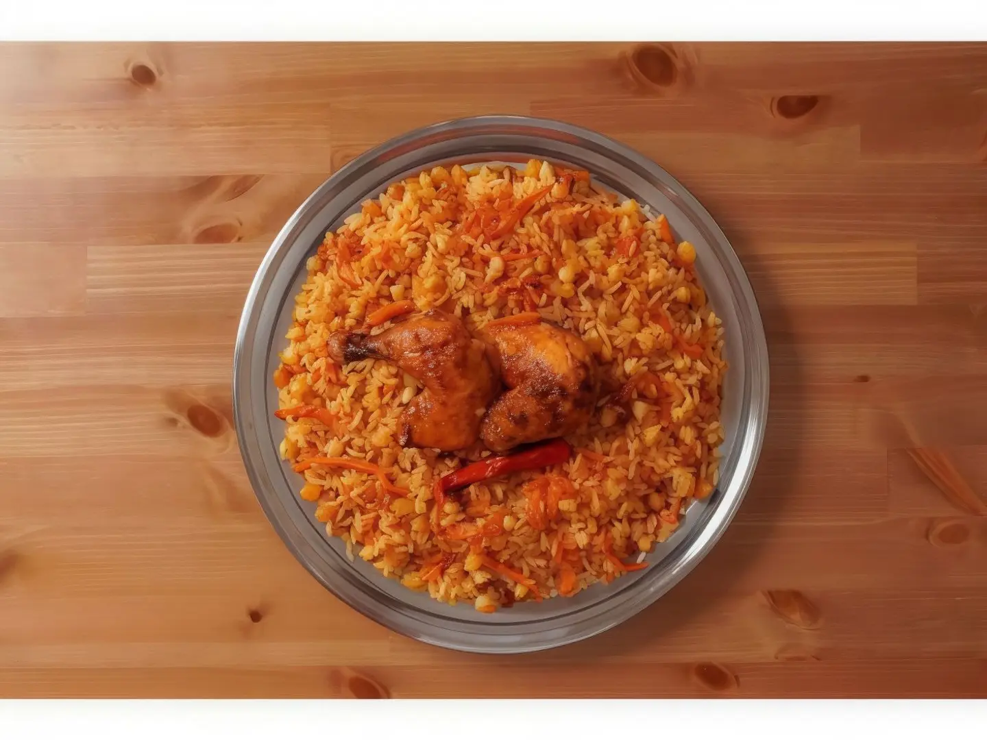 Bukhari Rice With Half Chicken
