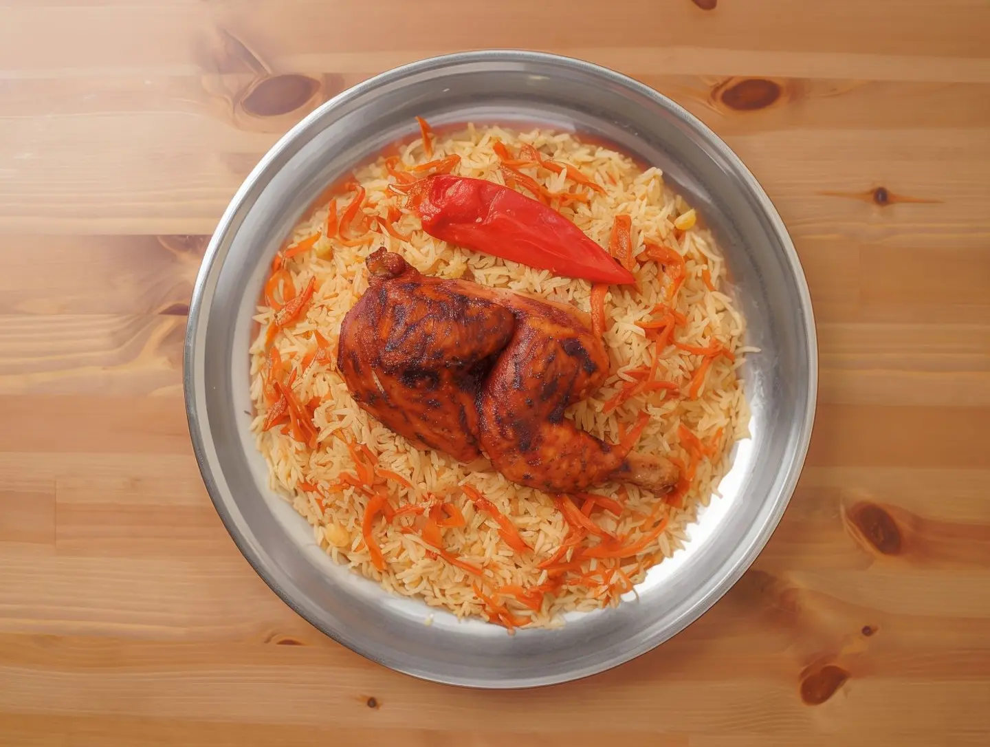 Bukhari Rice With Half Chicken
