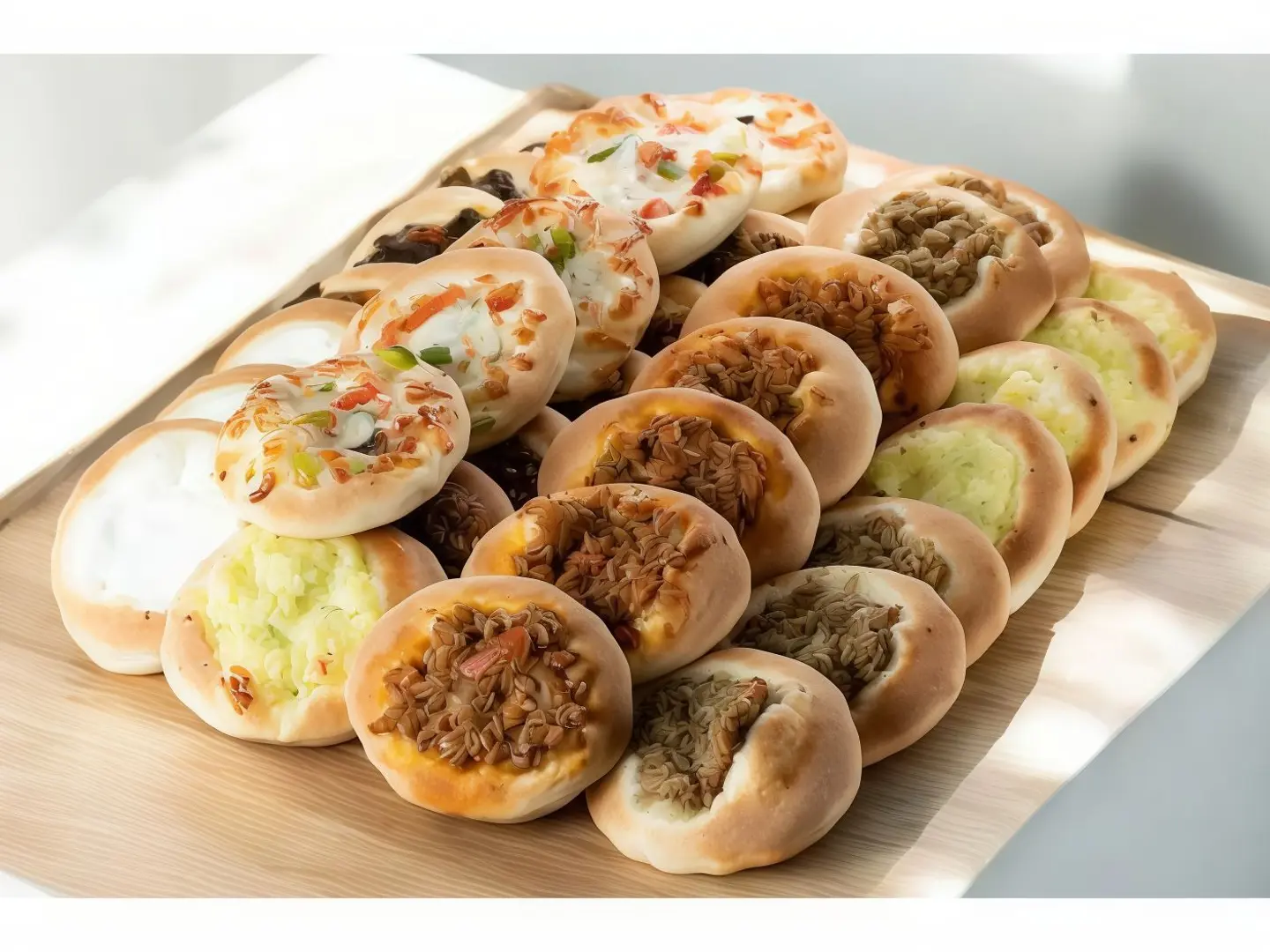 1 Small Plate Of Assorted Mini Pies (20 Pieces)