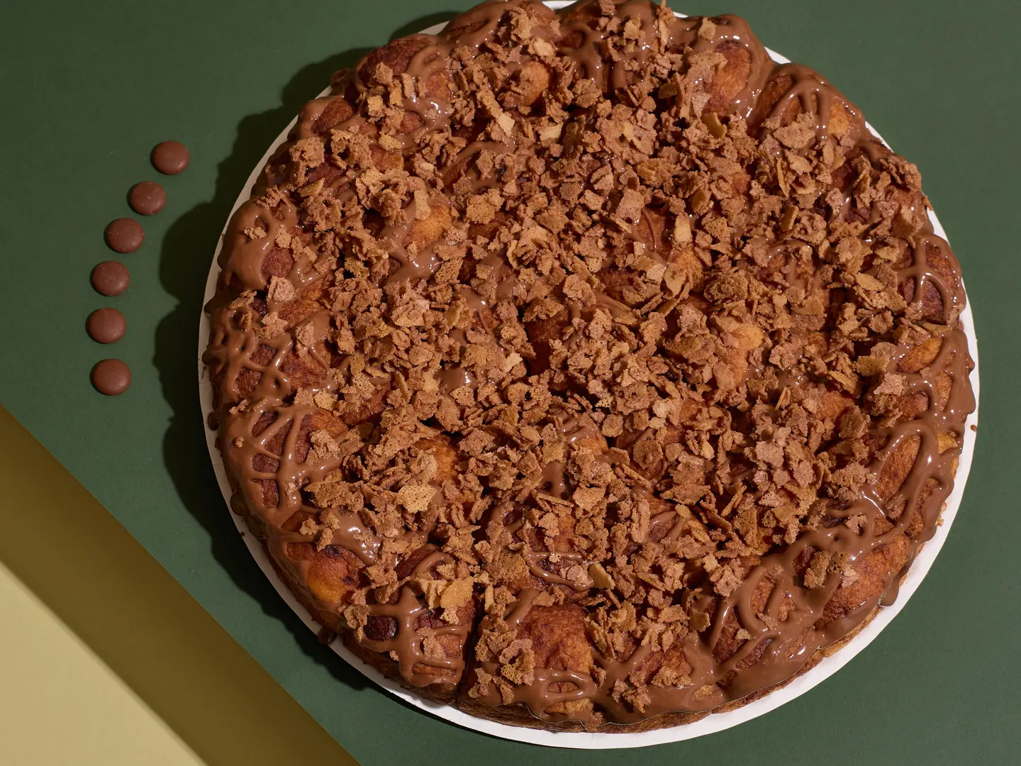 خلية شوكولاتة كرانشي - خلية شوكولاتة كرانشي-وسط