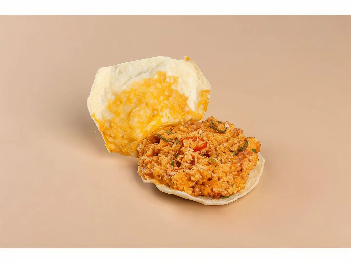 ساندوتش شكشوكة مع الجبن