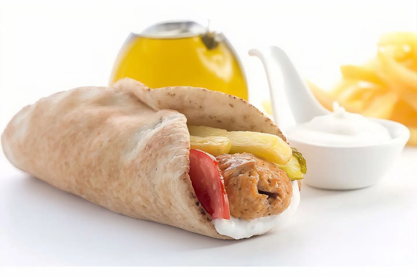 ساندوتش كباب دجاج طازج