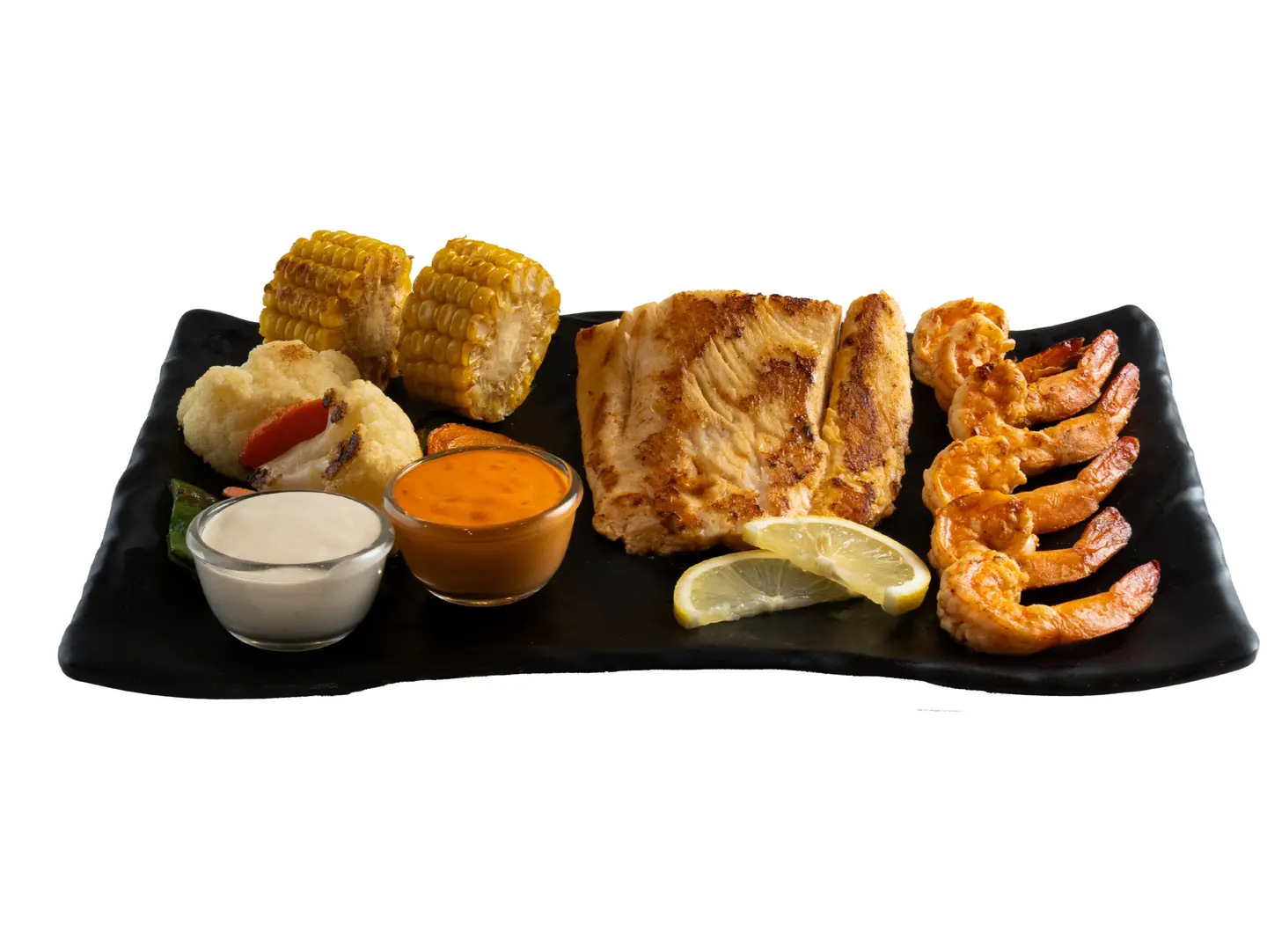 هامور وجمبري مشوي