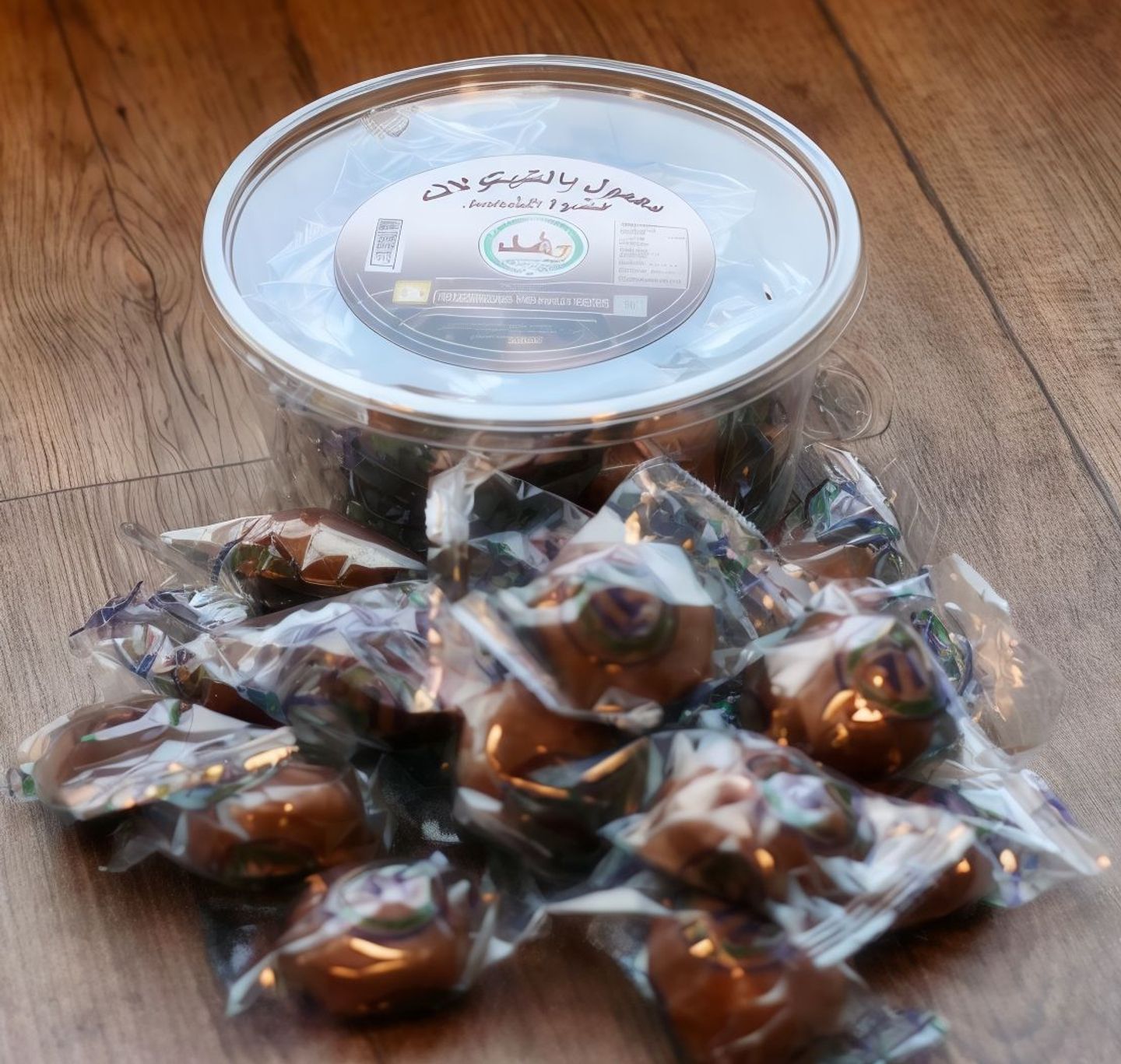 Chocolate Ma'amoul Stuffed Dates Transparent Box