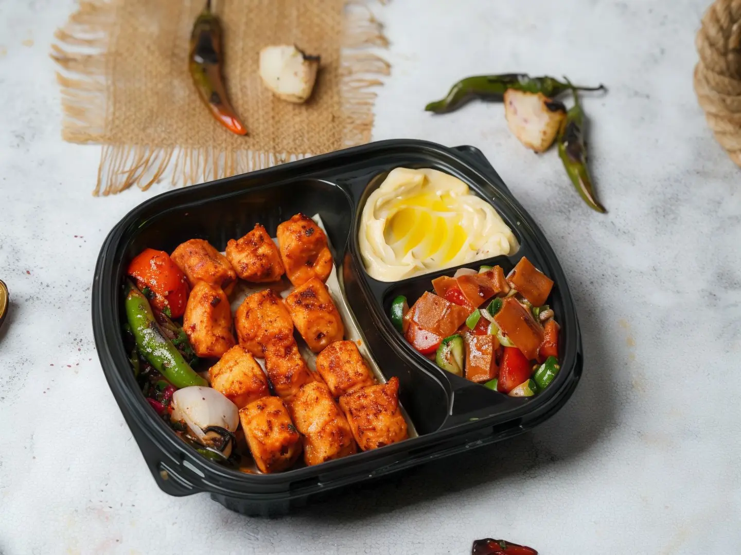 Shish Tawook Meal