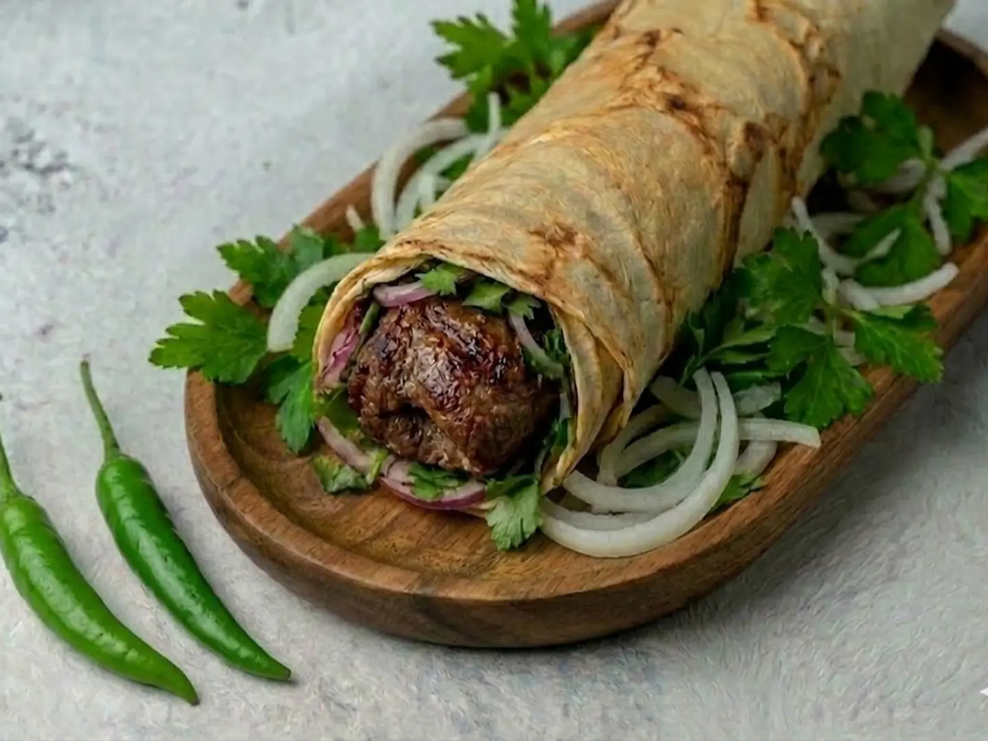 ساندوتش كباب عنتبلي حار