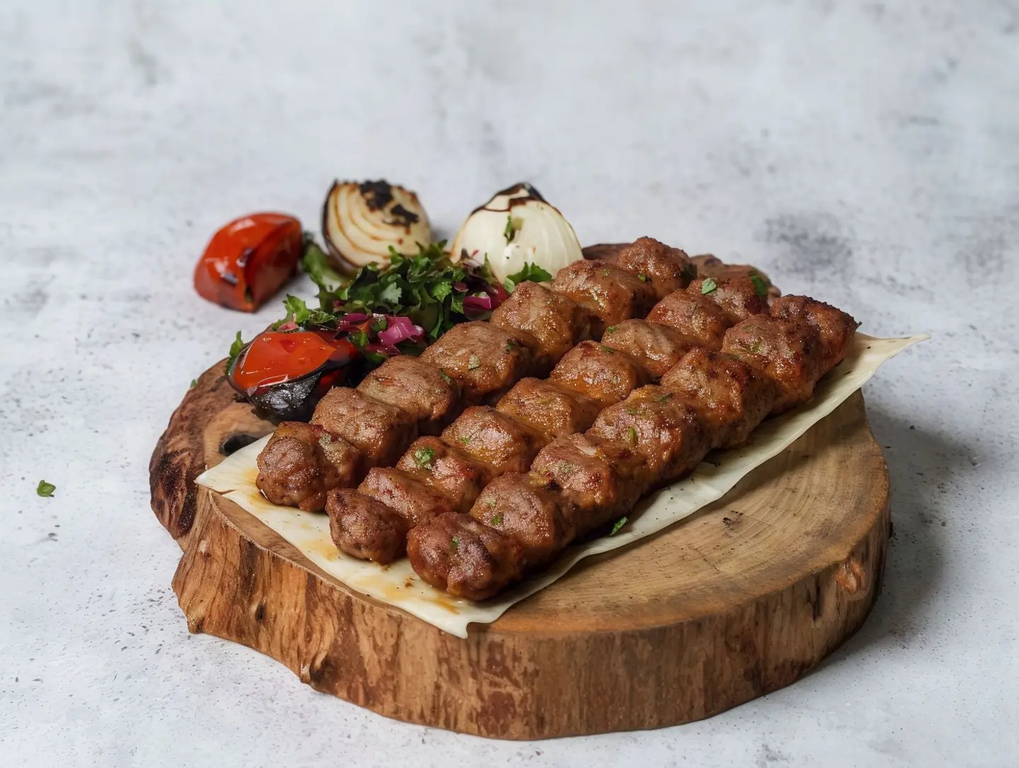 صحن كباب لحم