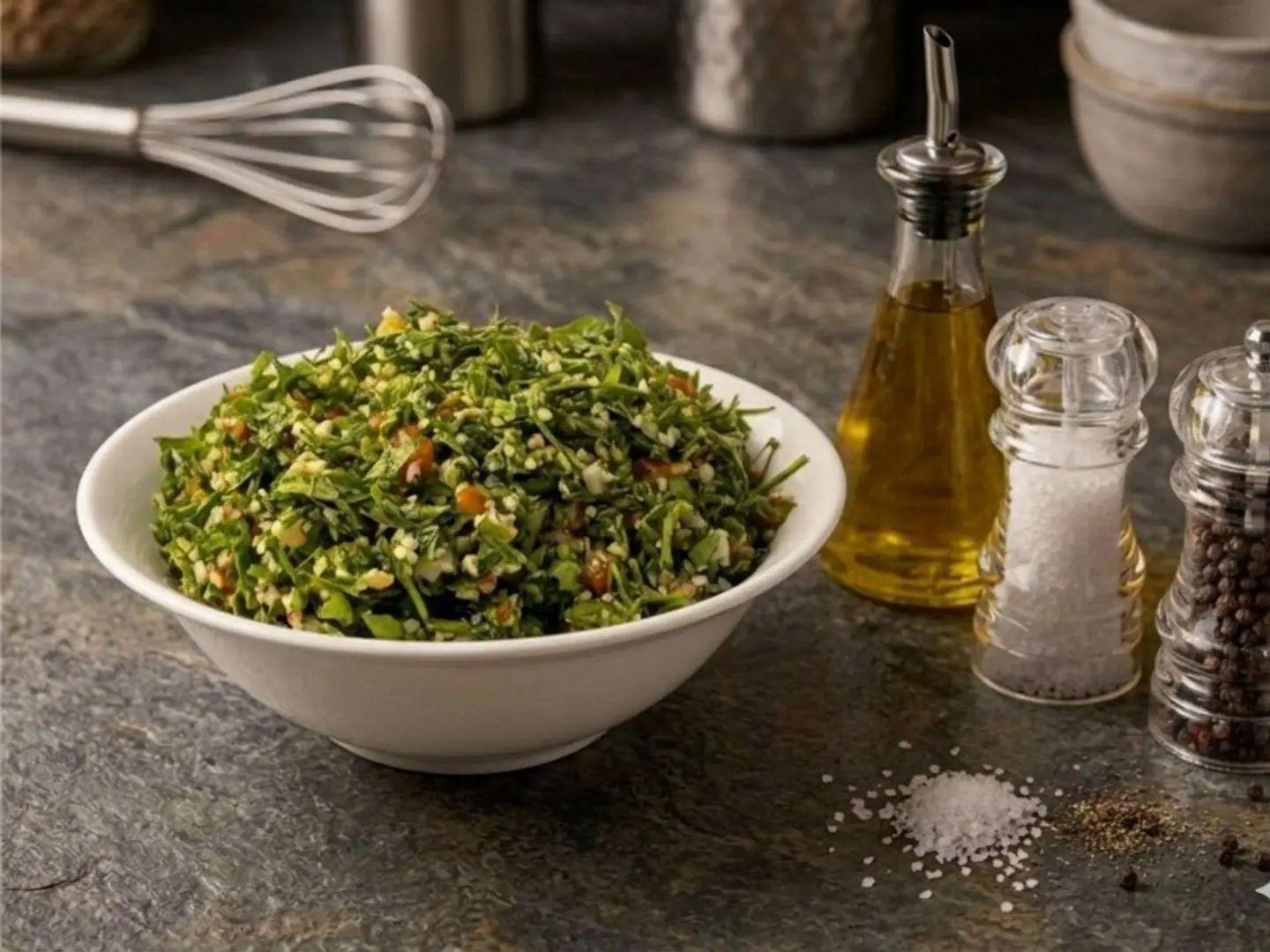 صحن سلطة تبولة صغير