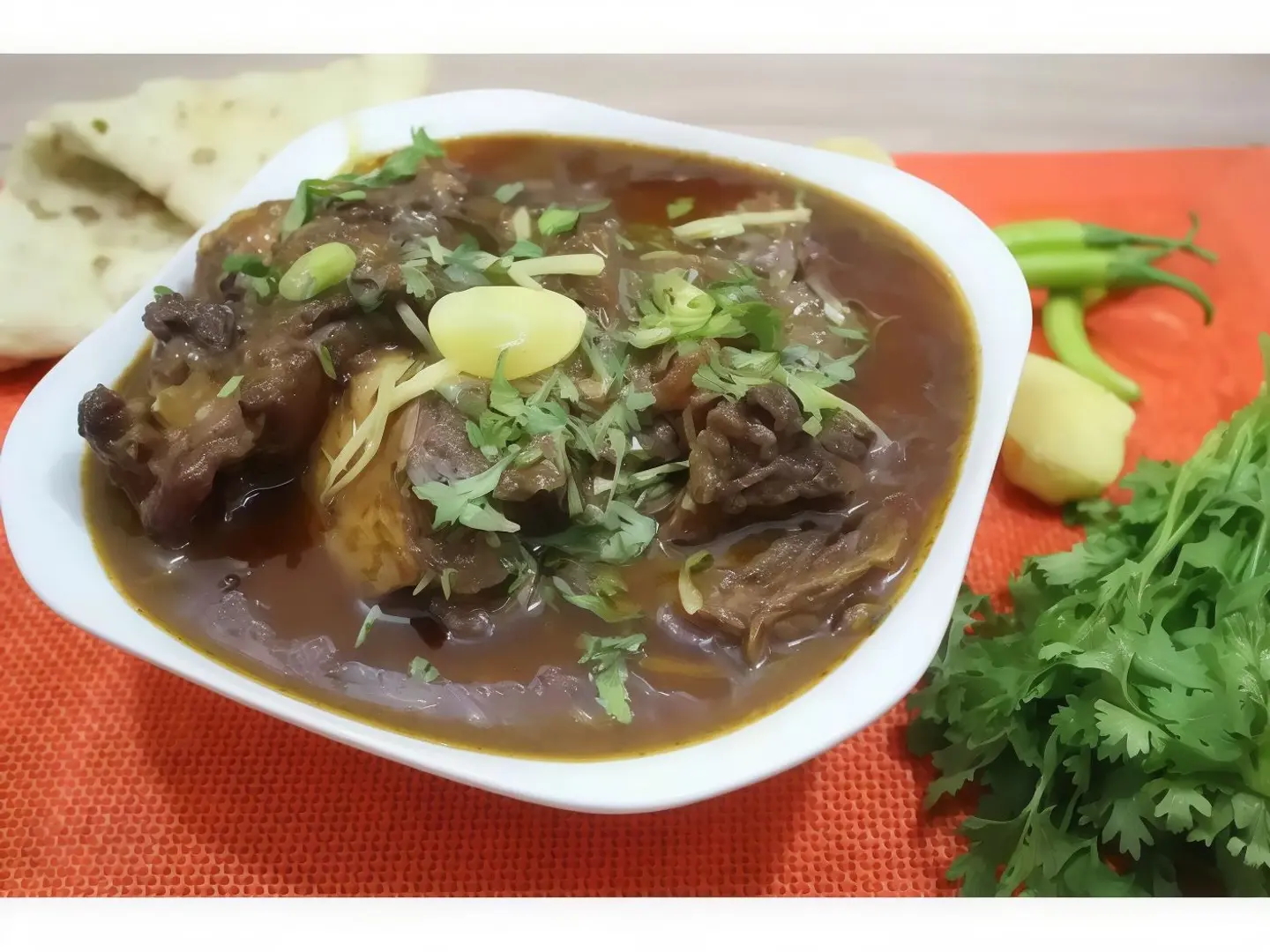 نهاري بالمخ مع سمن