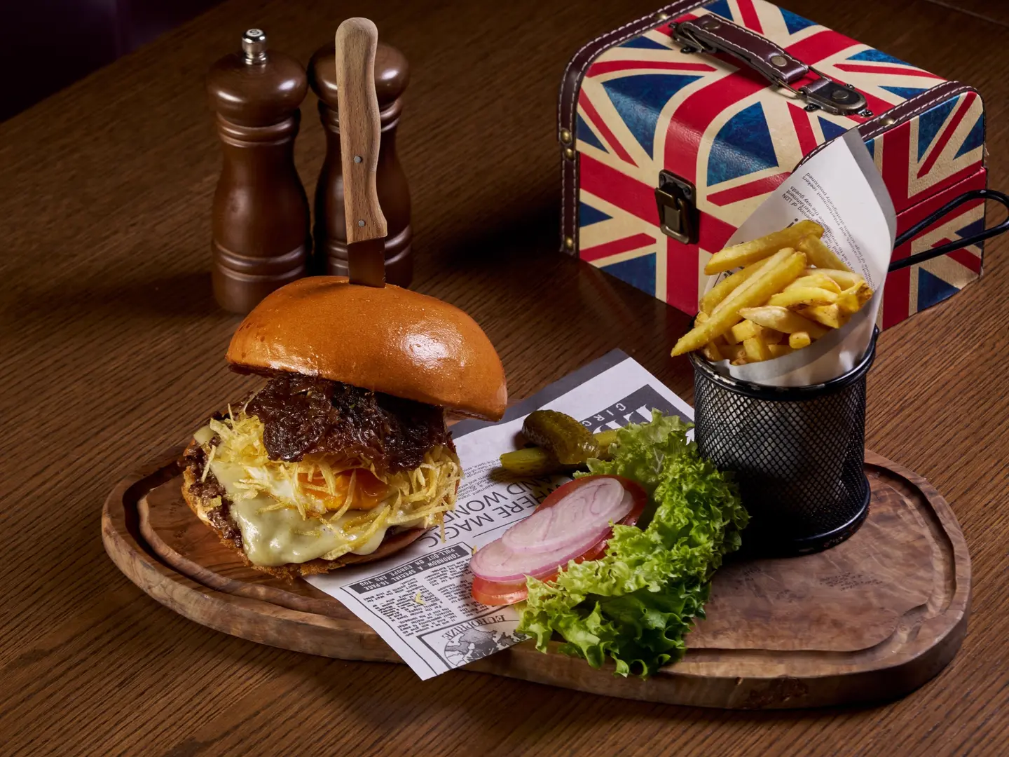 Ultimate Union Jack Burger