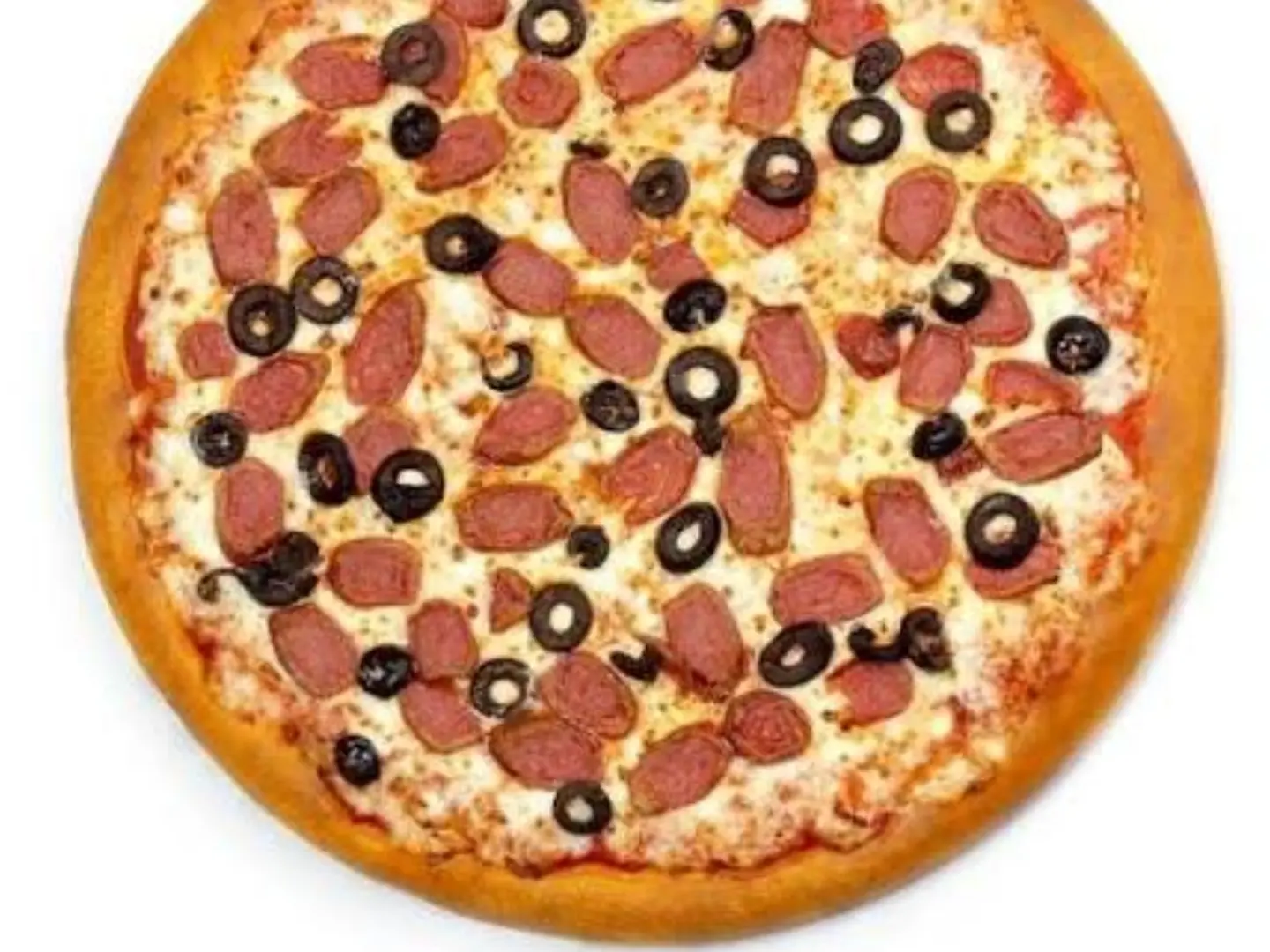 بيتزا نقانق كبيره